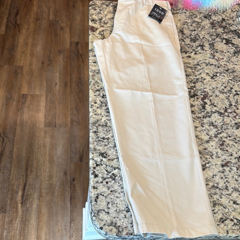 IZOD Cream Chino Pants- Size 36x32